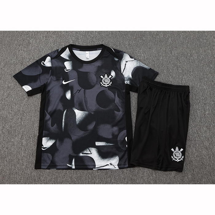 Chandal del Corinthians Manga Corta 25-26 Negro - Pantalon Corto